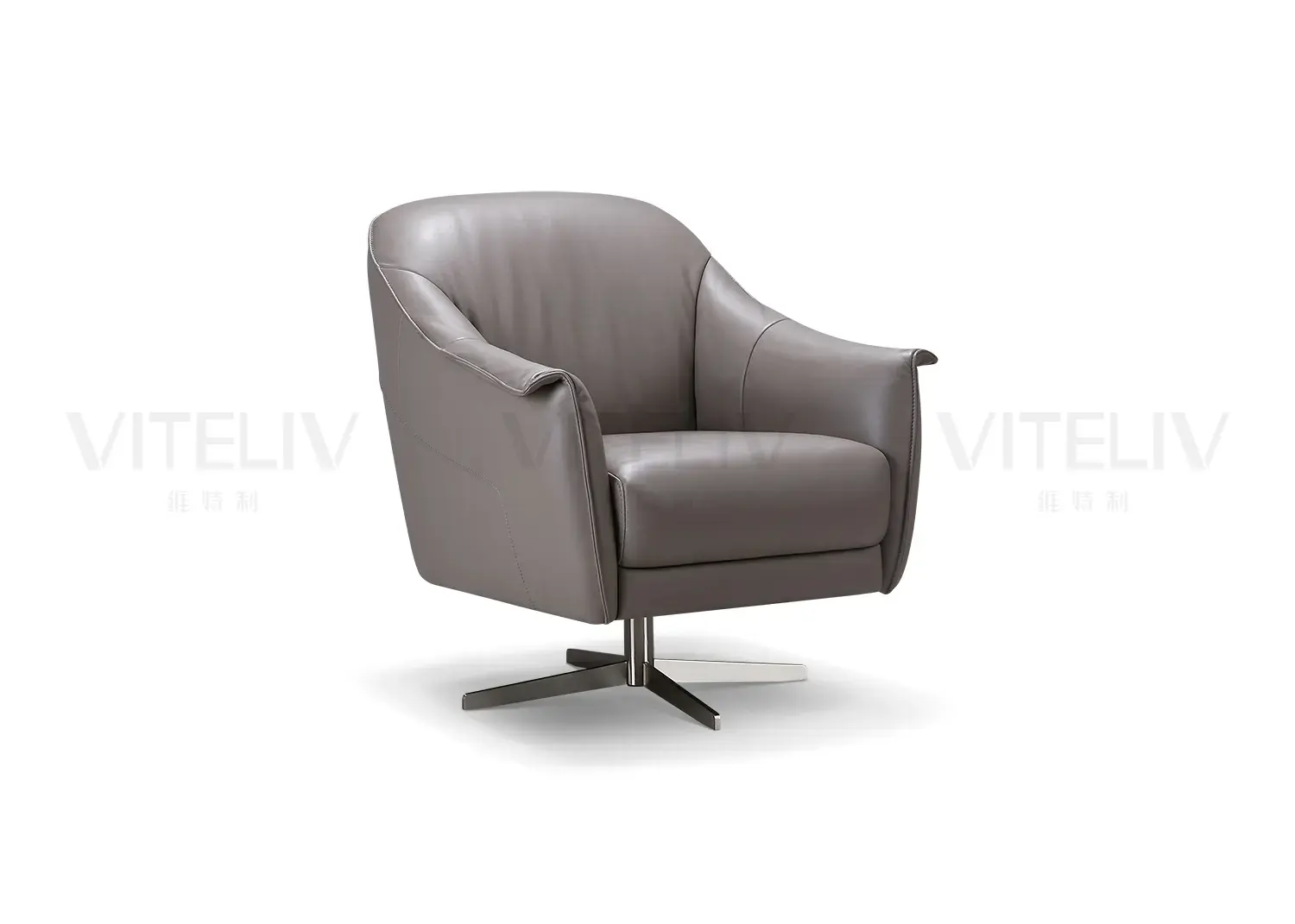Ala — Wing-form Italian armchair. thumbnail 3