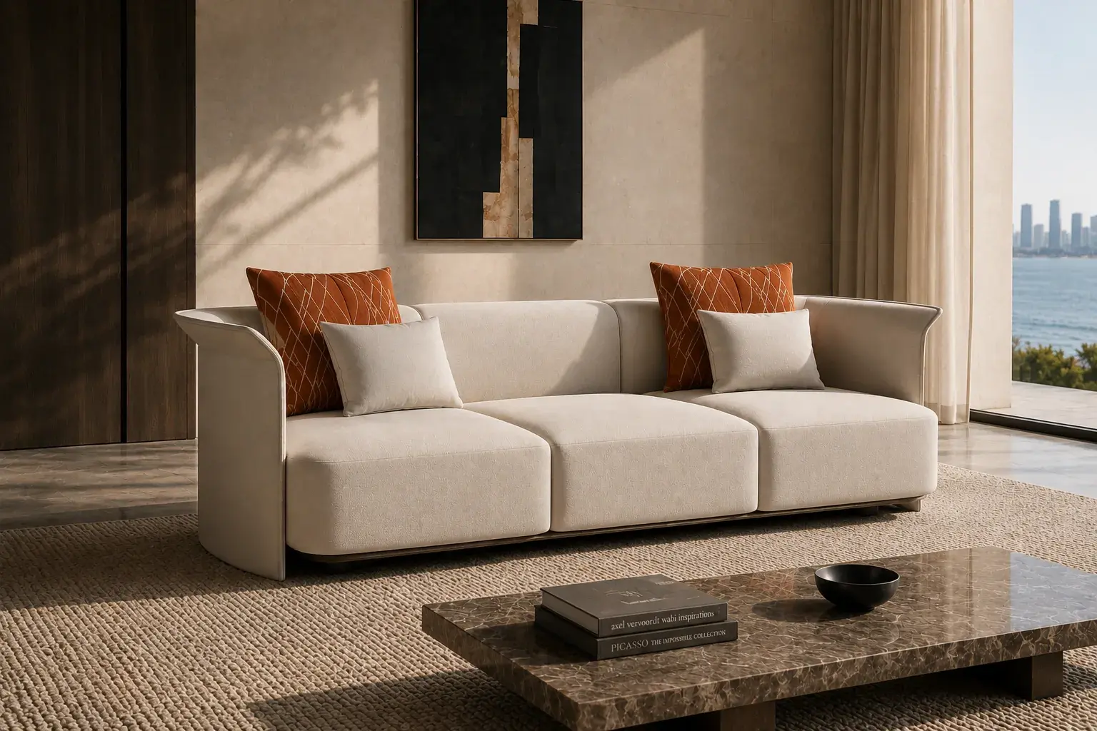 BN-QSA12A Fabric Sofa