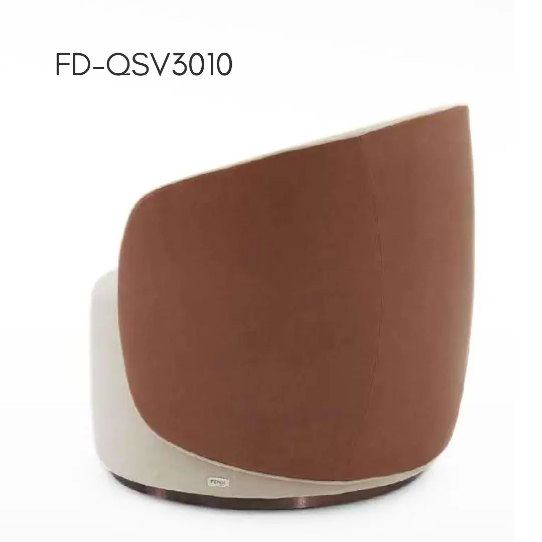 Italian-Inspired Accent Chair — Italian-inspired fabric accent. thumbnail 3