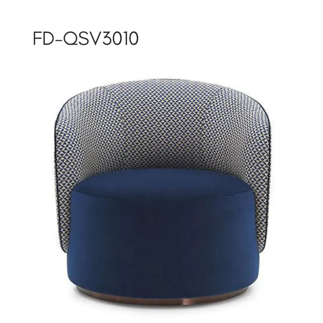 Italian-Inspired Accent Chair — Italian-inspired fabric accent. thumbnail 4