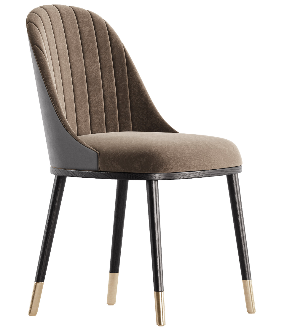 Velluto Dining Chair — detail view