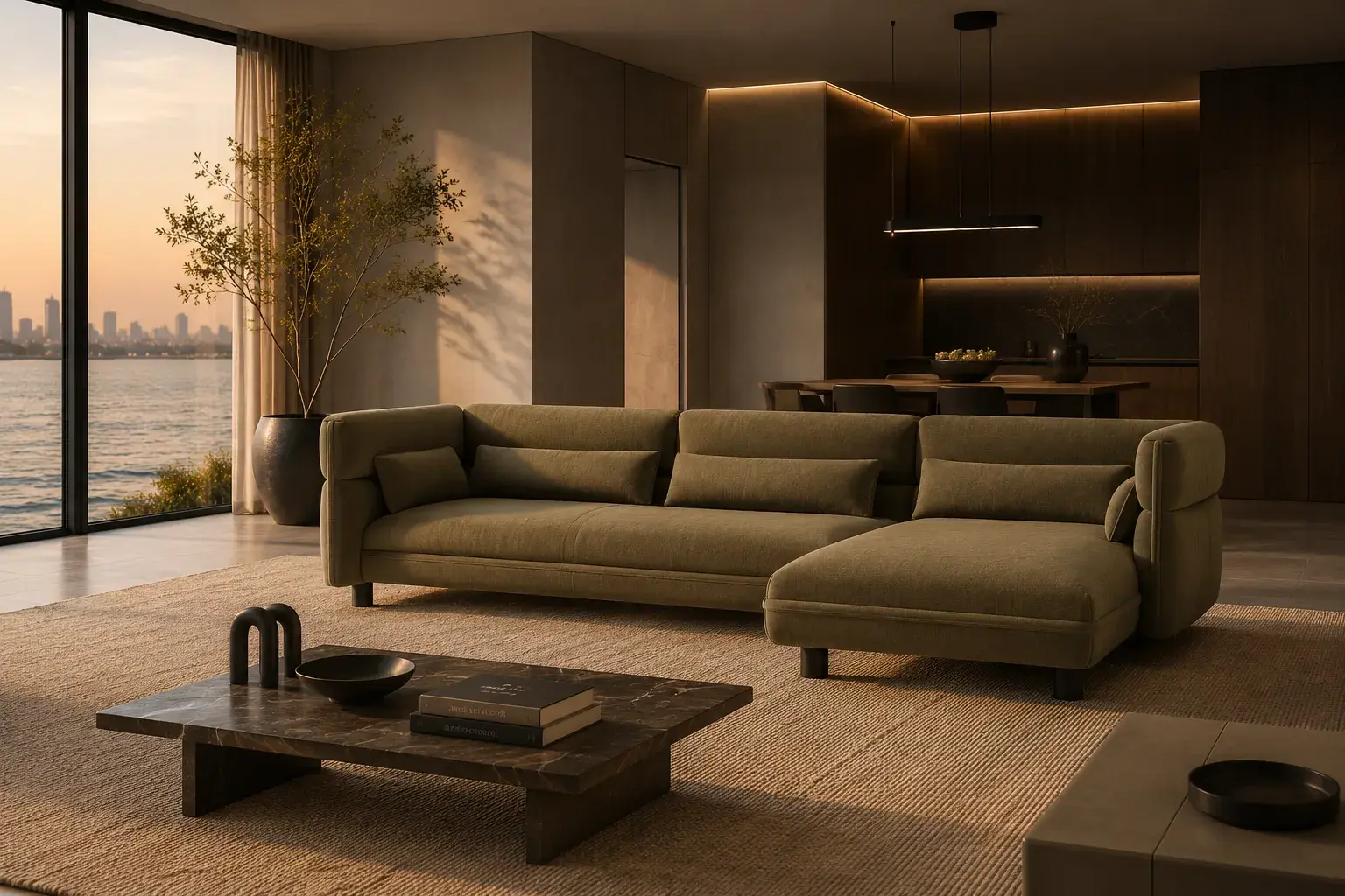 LC192 Fabric Sofa