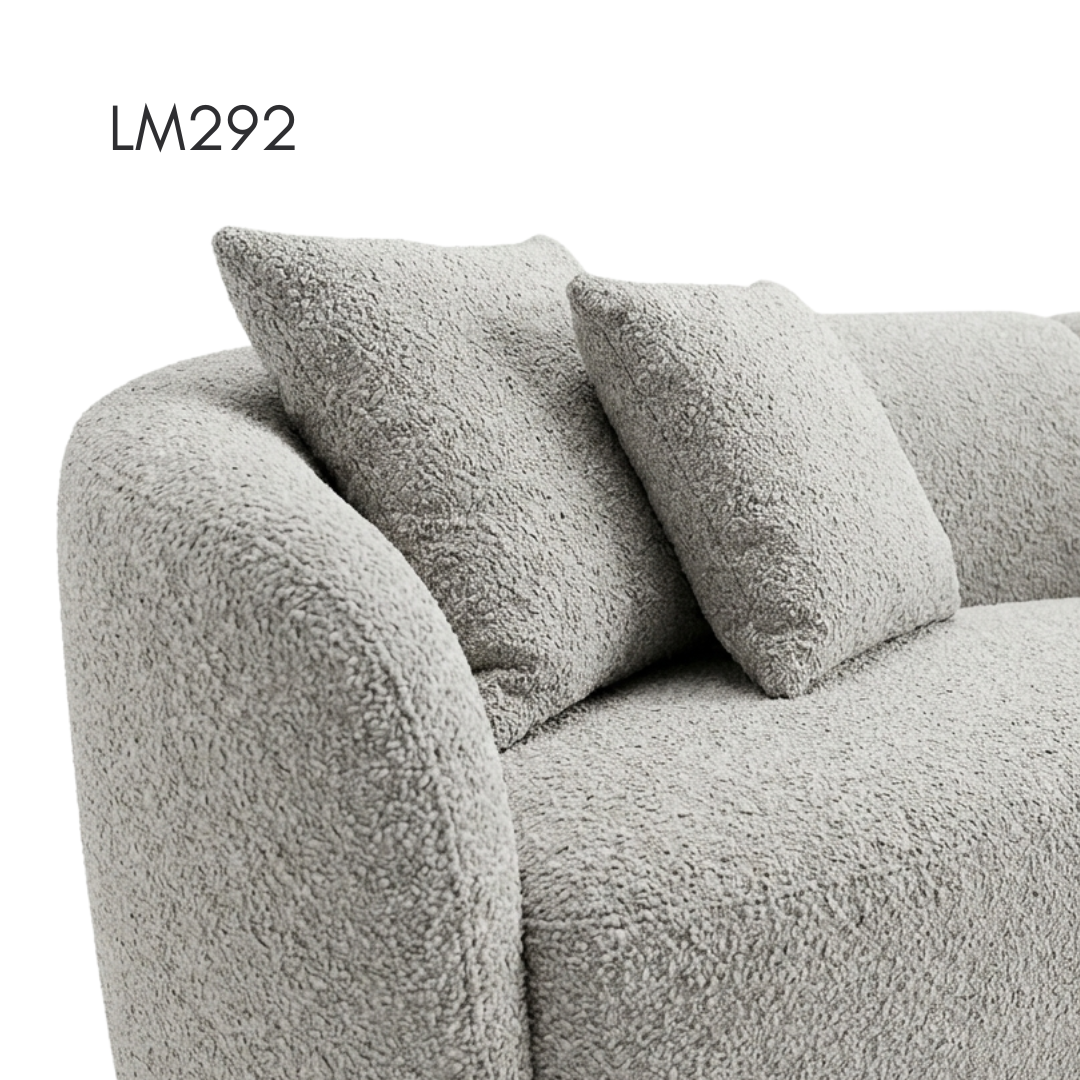 Arco Curved Sofa — detail view