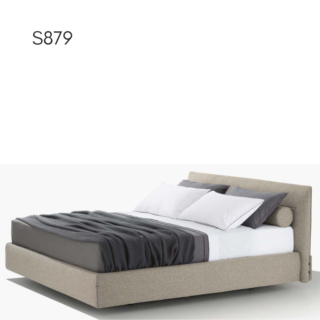 S879 Fabric Bed — detail view
