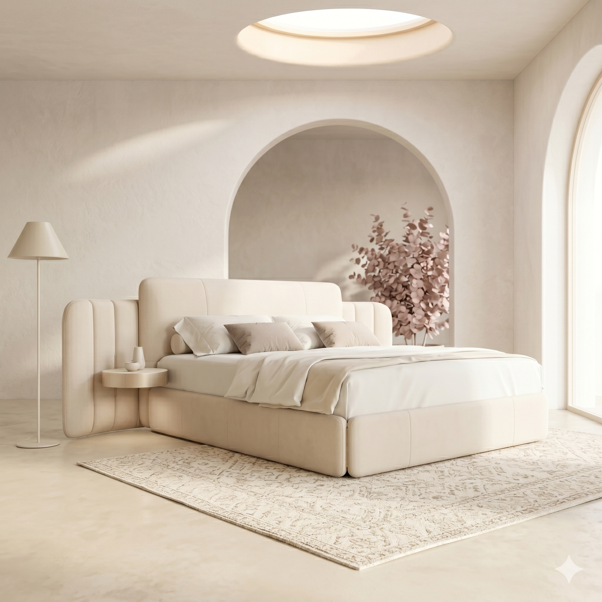 S880 Bouclé Bed