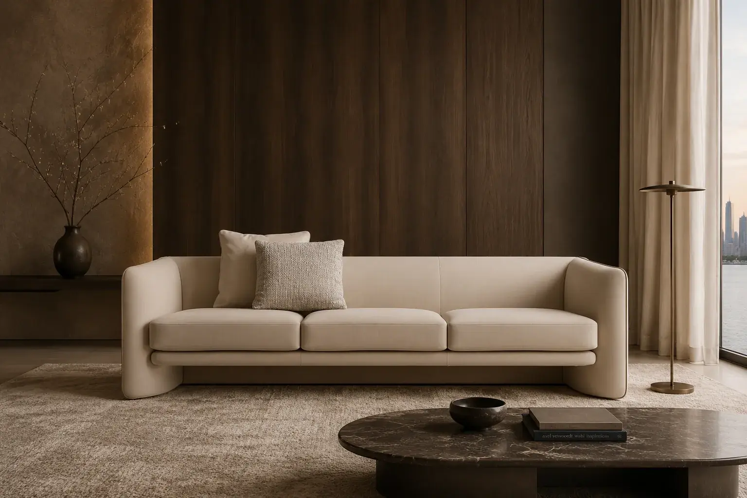 TU-QSA47 Fabric Sofa