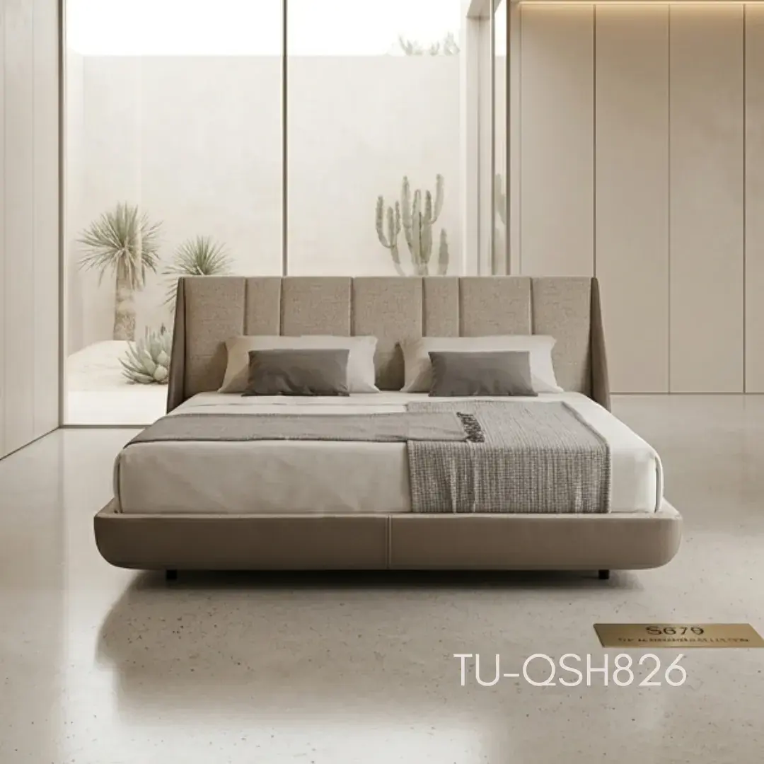 Premium Fabric Bed — Premium fabric, Italian silhouette. thumbnail 2