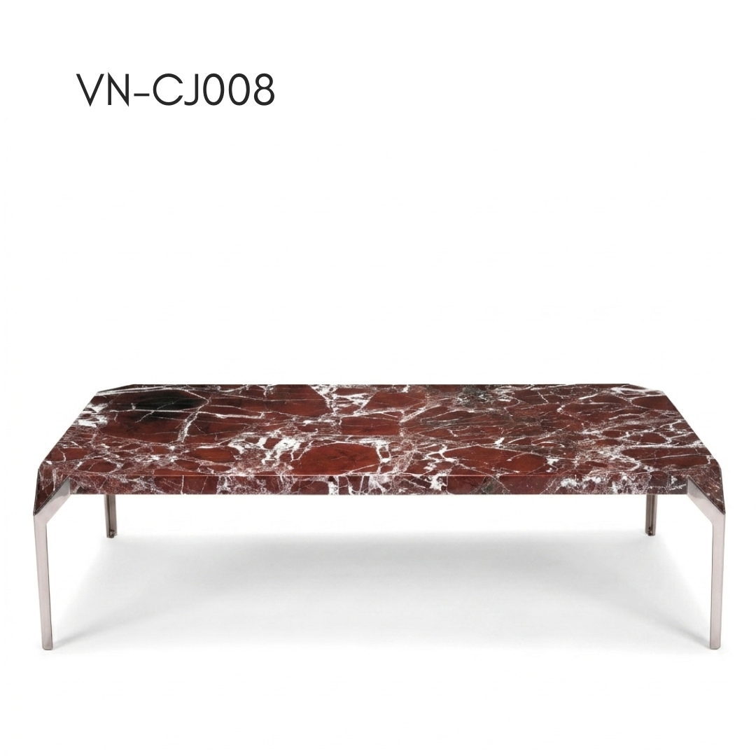 Rosso Grande Dining Table — detail view