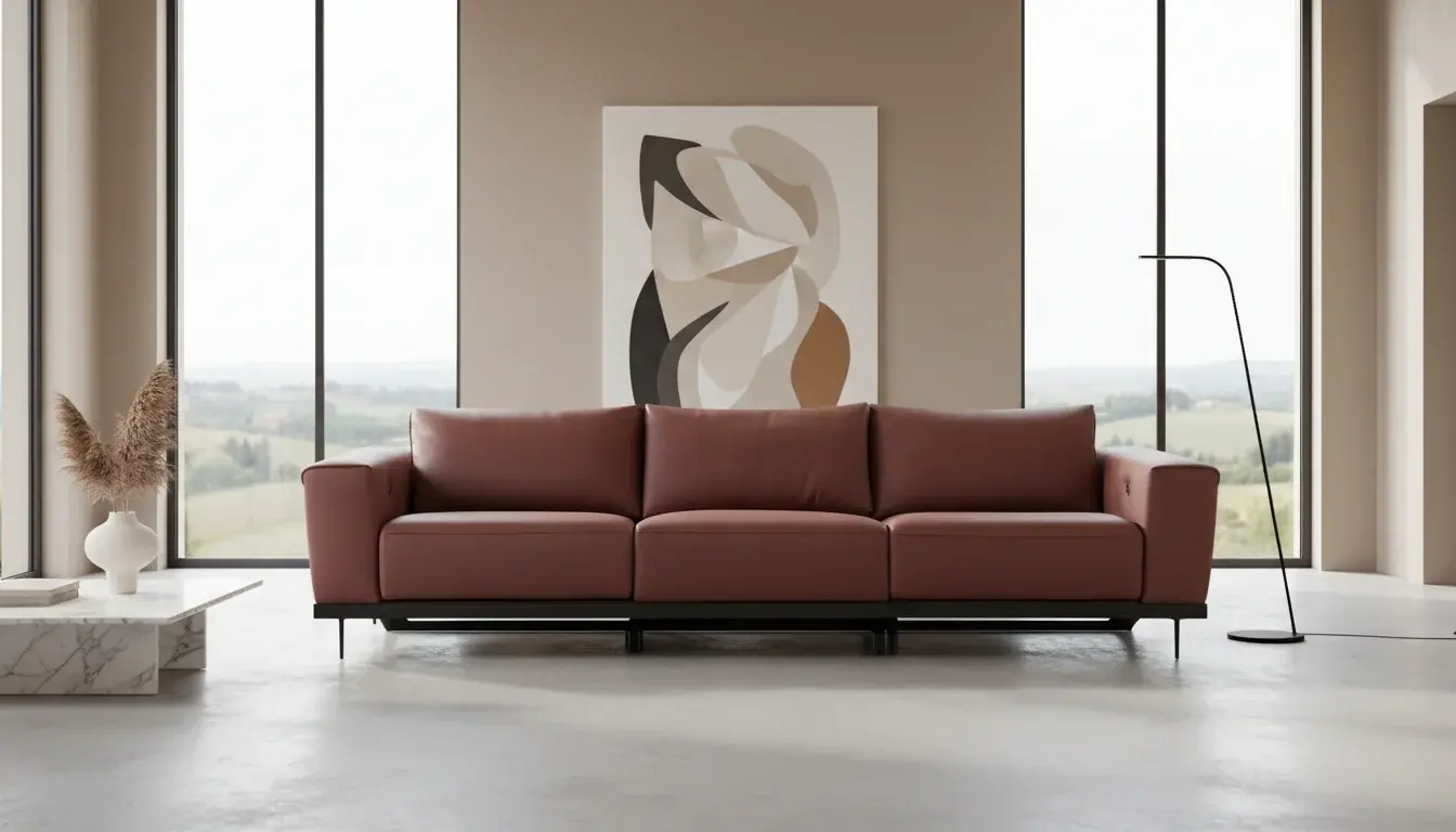 AW2310-D Leather Recliner Sofa — Engineered for India
