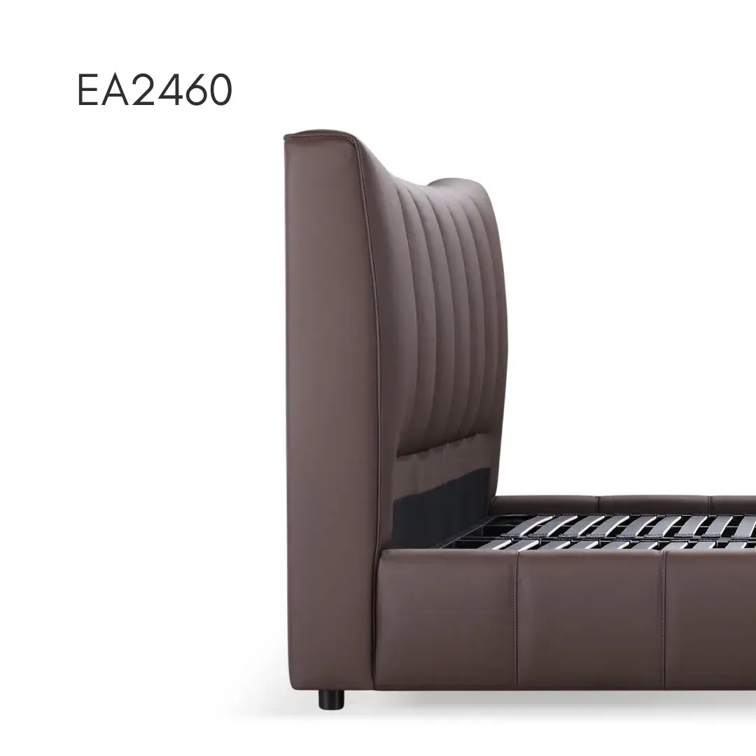 EA2460 Leather Bed — lifestyle