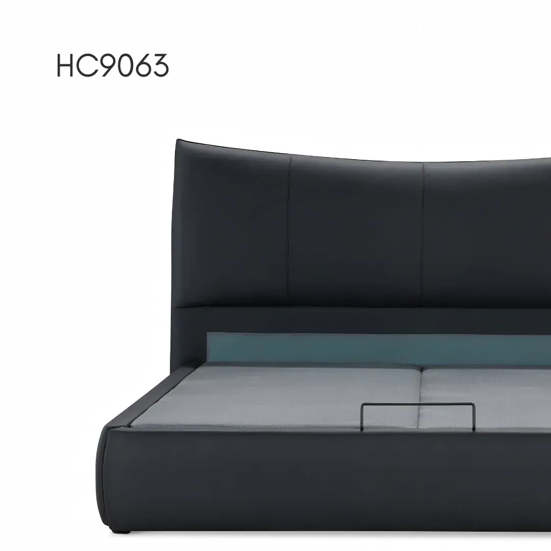 HC9063 Leather Bed — detail view