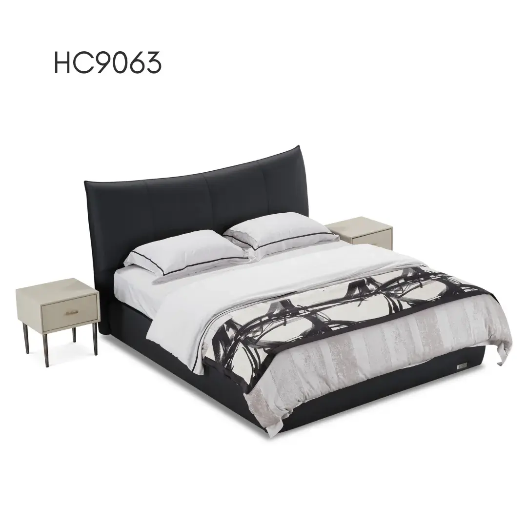 HC9063 Leather Bed — lifestyle