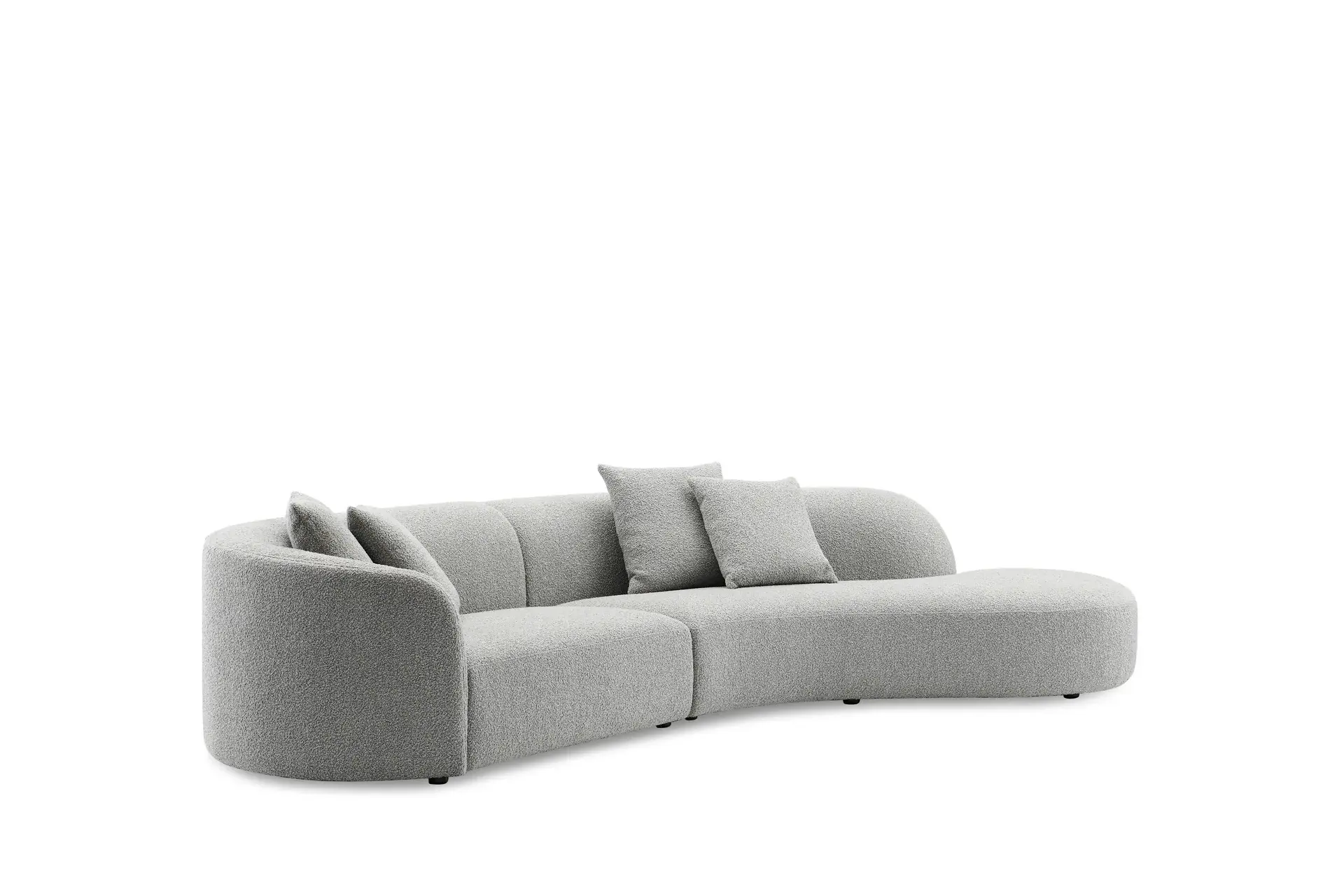 LM292 Bouclé Sofa — detail view