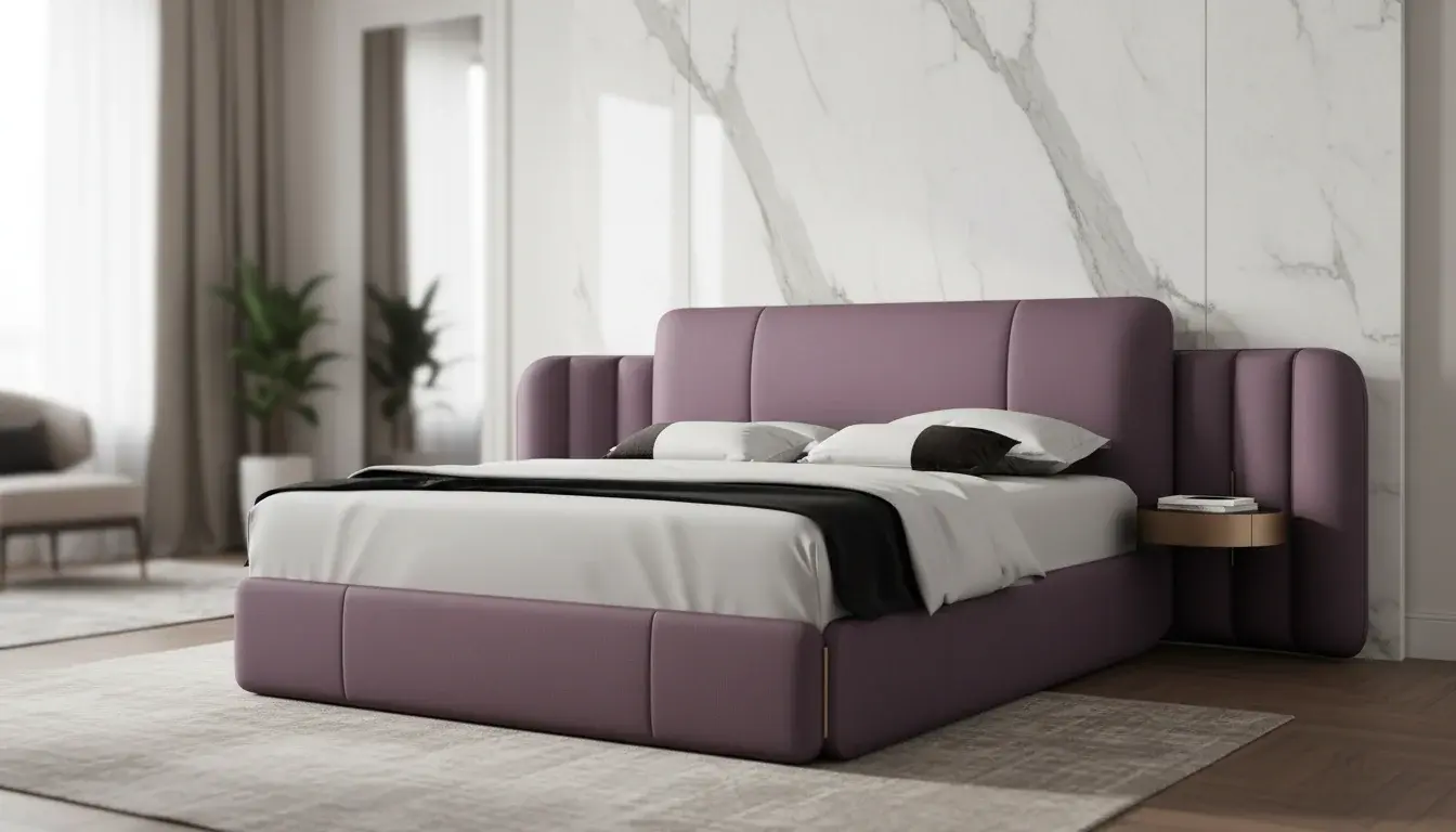 S880 Bouclé Bed