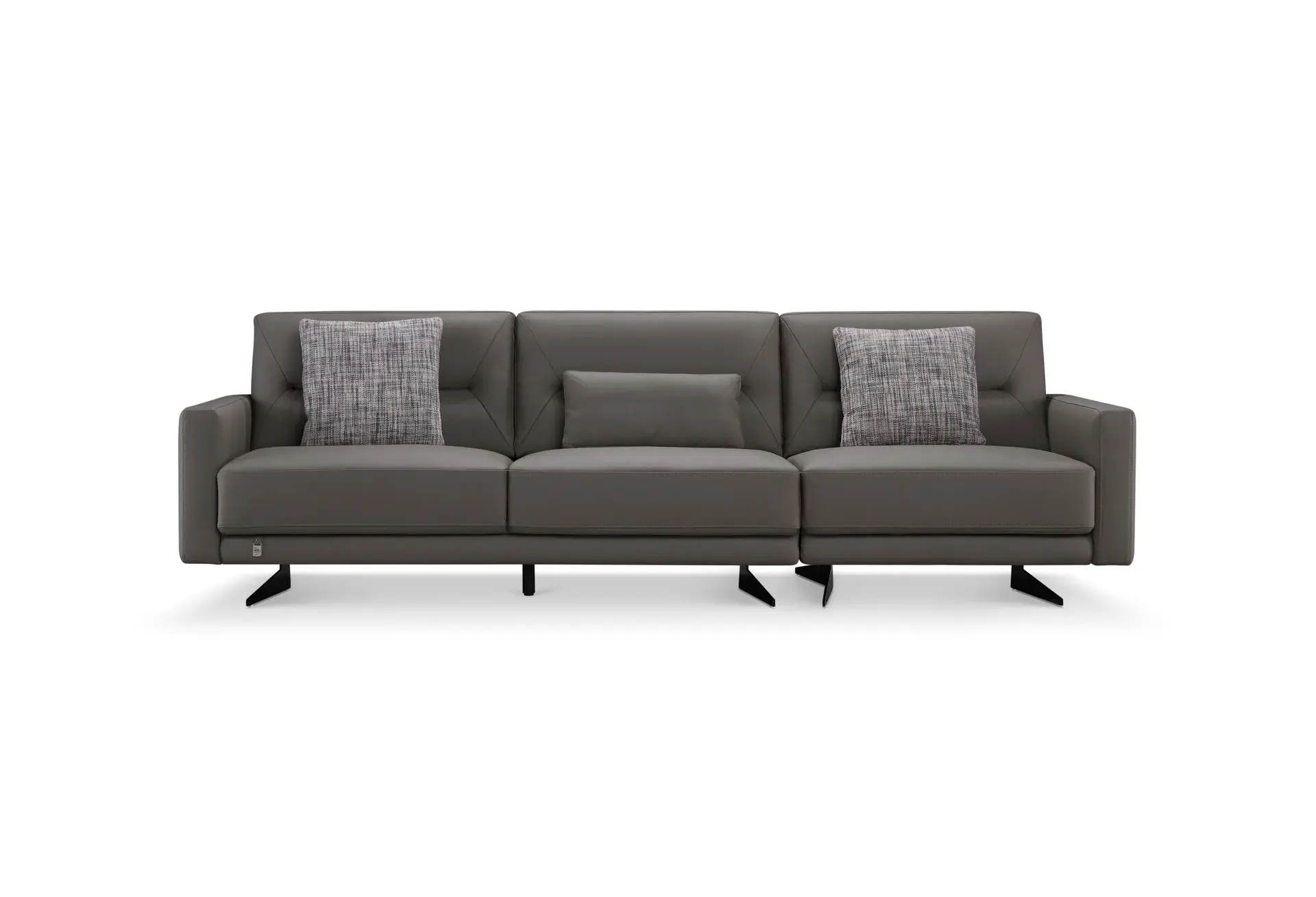 WJ1622 Leather Sofa — detail view