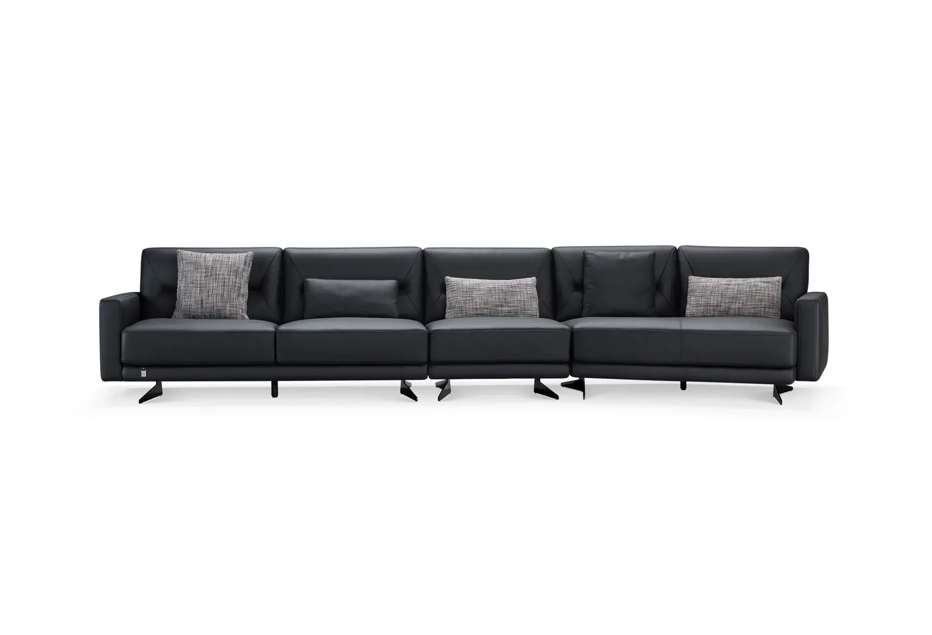 WJ1622 Leather Sofa — lifestyle