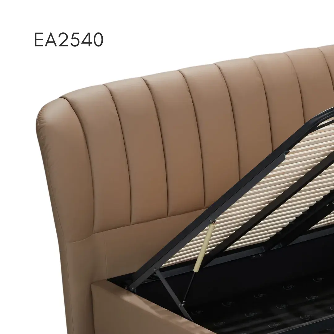 ZC2508 Leather Bed — lifestyle