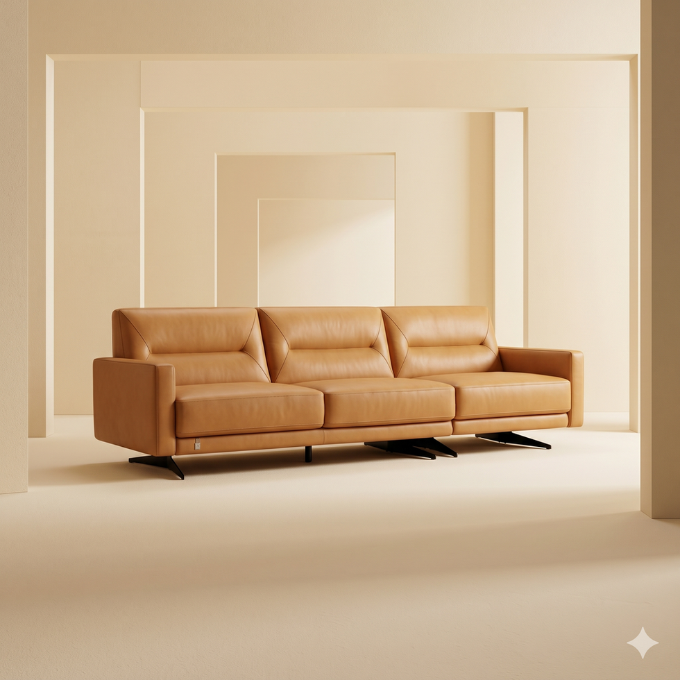 Torino — Italian leather, three seats, no compromise.
