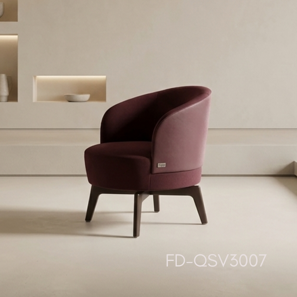 Premium Lounge Chair — Deep-lounge Italian comfort.